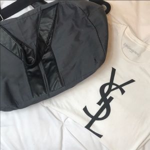 Cute weekend warrior Ysl shirt, bag already sold.
